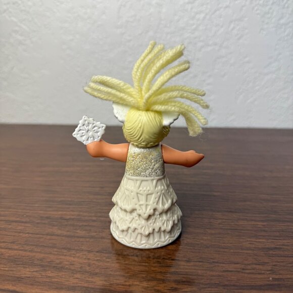 Cabbage Patch Doll Vintage Mini Figure Snow Queen Angel Bride 3.5" Tall 1994 - Picture 2 of 7